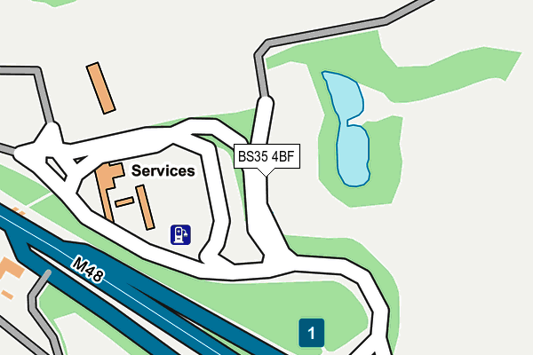 BS35 4BF map - OS OpenMap – Local (Ordnance Survey) BS35 4BF map - OS OpenMap – Local (Ordnance Survey)
