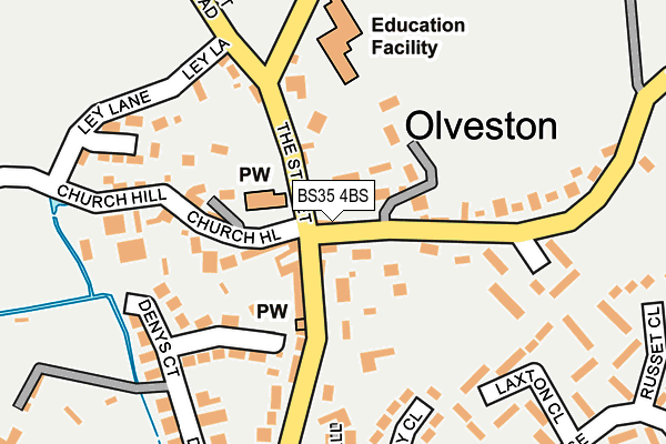 BS35 4BS map - OS OpenMap – Local (Ordnance Survey) BS35 4BS map - OS OpenMap – Local (Ordnance Survey)