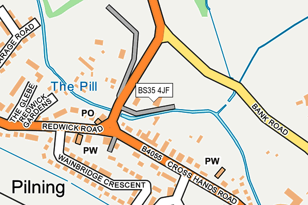 BS35 4JF map - OS OpenMap – Local (Ordnance Survey) BS35 4JF map - OS OpenMap – Local (Ordnance Survey)