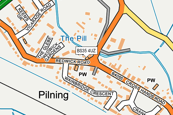 BS35 4UZ map - OS OpenMap – Local (Ordnance Survey) BS35 4UZ map - OS OpenMap – Local (Ordnance Survey)
