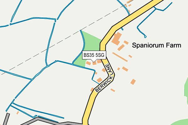 BS35 5SG map - OS OpenMap – Local (Ordnance Survey) BS35 5SG map - OS OpenMap – Local (Ordnance Survey)