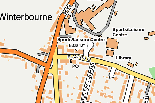 BS36 1JY map - OS OpenMap – Local (Ordnance Survey)