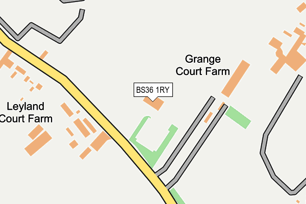 BS36 1RY map - OS OpenMap – Local (Ordnance Survey) BS36 1RY map - OS OpenMap – Local (Ordnance Survey)