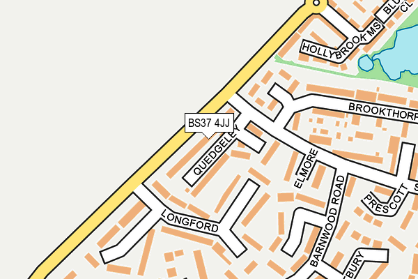 BS37 4JJ map - OS OpenMap – Local (Ordnance Survey) BS37 4JJ map - OS OpenMap – Local (Ordnance Survey)