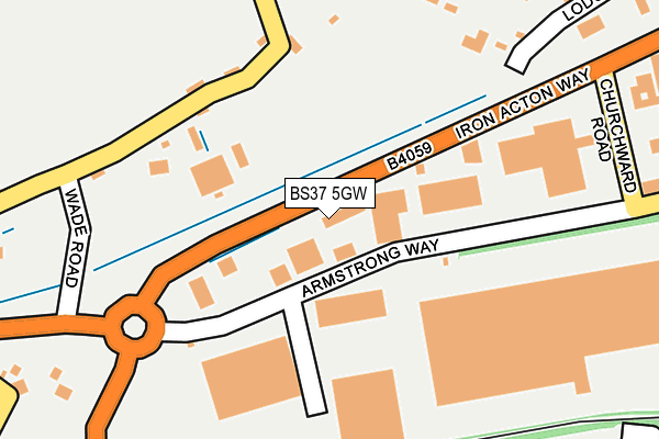 BS37 5GW map - OS OpenMap – Local (Ordnance Survey) BS37 5GW map - OS OpenMap – Local (Ordnance Survey)