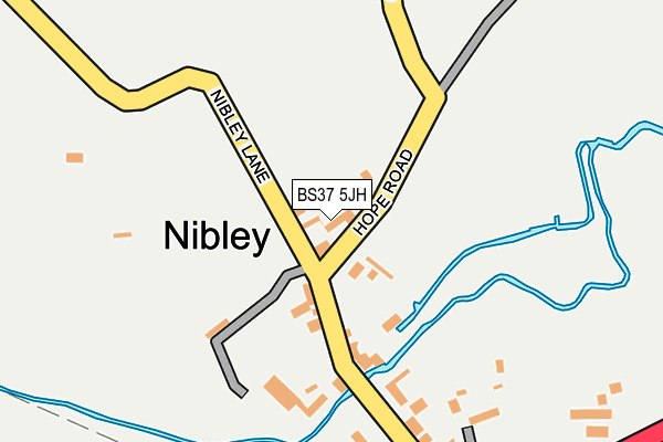 BS37 5JH map - OS OpenMap – Local (Ordnance Survey) BS37 5JH map - OS OpenMap – Local (Ordnance Survey)