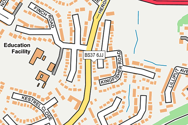 BS37 6JJ map - OS OpenMap – Local (Ordnance Survey) BS37 6JJ map - OS OpenMap – Local (Ordnance Survey)