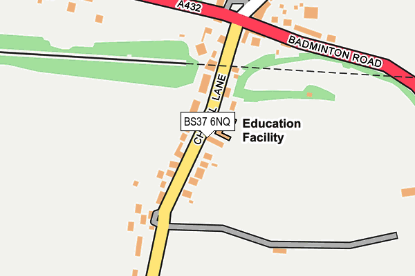 BS37 6NQ map - OS OpenMap – Local (Ordnance Survey) BS37 6NQ map - OS OpenMap – Local (Ordnance Survey)