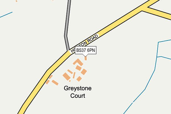 BS37 6PN map - OS OpenMap – Local (Ordnance Survey) BS37 6PN map - OS OpenMap – Local (Ordnance Survey)