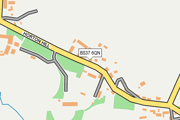 BS37 6QN map - OS OpenMap – Local (Ordnance Survey) BS37 6QN map - OS OpenMap – Local (Ordnance Survey)
