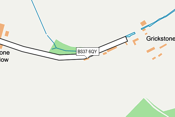 BS37 6QY map - OS OpenMap – Local (Ordnance Survey) BS37 6QY map - OS OpenMap – Local (Ordnance Survey)