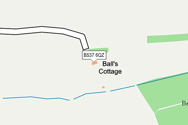 BS37 6QZ map - OS OpenMap – Local (Ordnance Survey) BS37 6QZ map - OS OpenMap – Local (Ordnance Survey)