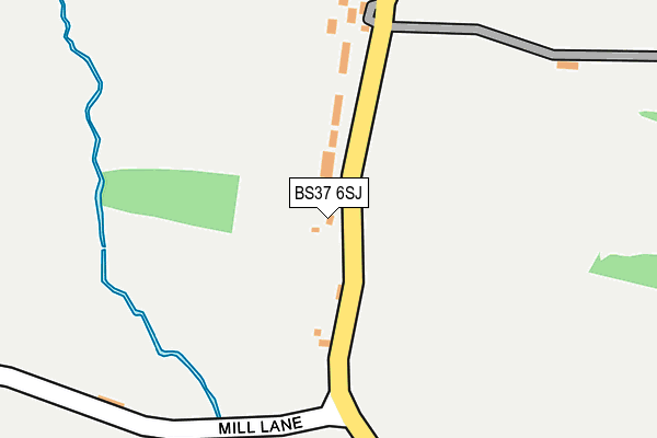 BS37 6SJ map - OS OpenMap – Local (Ordnance Survey) BS37 6SJ map - OS OpenMap – Local (Ordnance Survey)