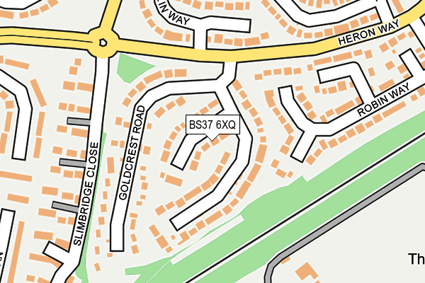 BS37 6XQ map - OS OpenMap – Local (Ordnance Survey) BS37 6XQ map - OS OpenMap – Local (Ordnance Survey)