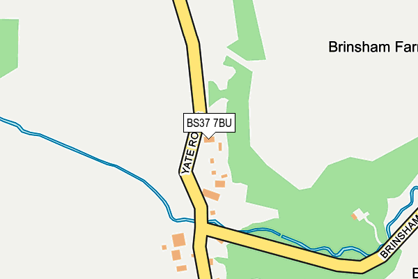 BS37 7BU map - OS OpenMap – Local (Ordnance Survey) BS37 7BU map - OS OpenMap – Local (Ordnance Survey)