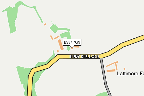 BS37 7QN map - OS OpenMap – Local (Ordnance Survey) BS37 7QN map - OS OpenMap – Local (Ordnance Survey)