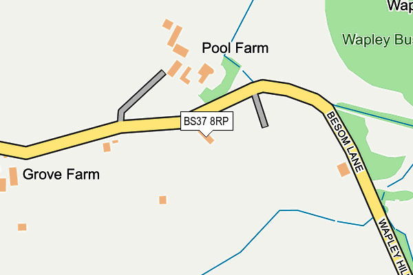 BS37 8RP map - OS OpenMap – Local (Ordnance Survey)