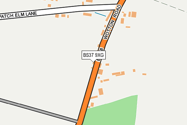 BS37 9XG map - OS OpenMap – Local (Ordnance Survey) BS37 9XG map - OS OpenMap – Local (Ordnance Survey)