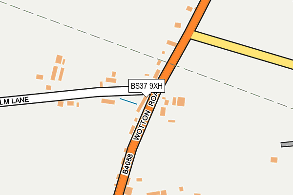 BS37 9XH map - OS OpenMap – Local (Ordnance Survey) BS37 9XH map - OS OpenMap – Local (Ordnance Survey)