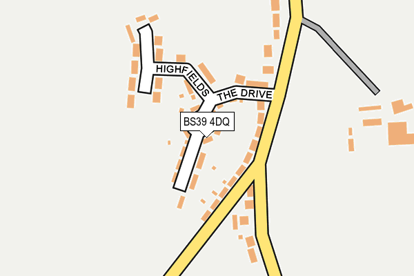 BS39 4DQ map - OS OpenMap – Local (Ordnance Survey) BS39 4DQ map - OS OpenMap – Local (Ordnance Survey)