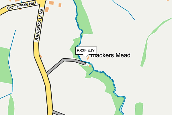 BS39 4JY map - OS OpenMap – Local (Ordnance Survey) BS39 4JY map - OS OpenMap – Local (Ordnance Survey)