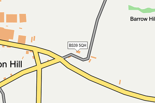 BS39 5QH map - OS OpenMap – Local (Ordnance Survey) BS39 5QH map - OS OpenMap – Local (Ordnance Survey)