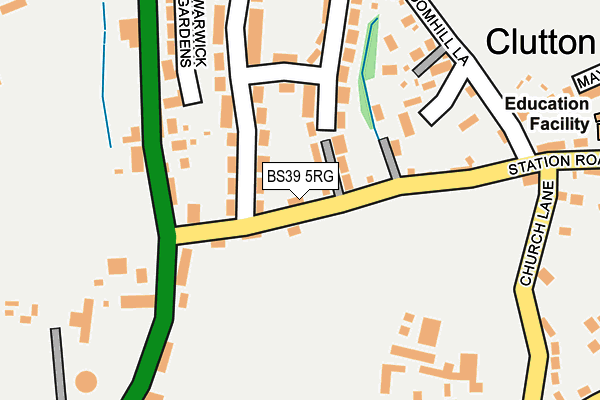 BS39 5RG map - OS OpenMap – Local (Ordnance Survey) BS39 5RG map - OS OpenMap – Local (Ordnance Survey)