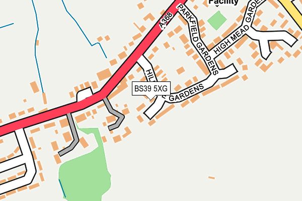 BS39 5XG map - OS OpenMap – Local (Ordnance Survey) BS39 5XG map - OS OpenMap – Local (Ordnance Survey)