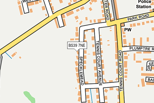 BS39 7NE map - OS OpenMap – Local (Ordnance Survey) BS39 7NE map - OS OpenMap – Local (Ordnance Survey)