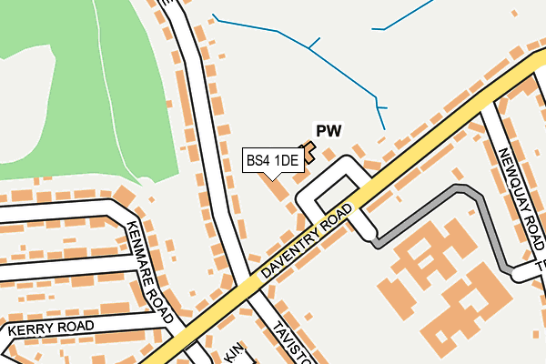 BS4 1DE map - OS OpenMap – Local (Ordnance Survey) BS4 1DE map - OS OpenMap – Local (Ordnance Survey)