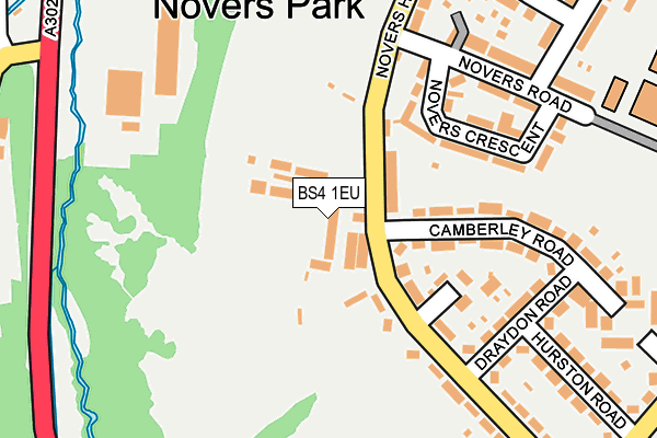 BS4 1EU map - OS OpenMap – Local (Ordnance Survey) BS4 1EU map - OS OpenMap – Local (Ordnance Survey)