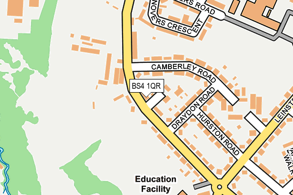 BS4 1QR map - OS OpenMap – Local (Ordnance Survey) BS4 1QR map - OS OpenMap – Local (Ordnance Survey)