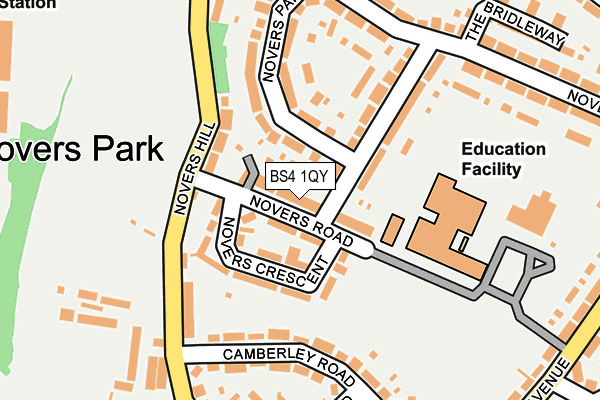 BS4 1QY map - OS OpenMap – Local (Ordnance Survey)