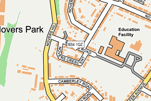 BS4 1QZ map - OS OpenMap – Local (Ordnance Survey) BS4 1QZ map - OS OpenMap – Local (Ordnance Survey)