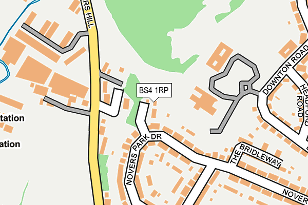 BS4 1RP map - OS OpenMap – Local (Ordnance Survey) BS4 1RP map - OS OpenMap – Local (Ordnance Survey)