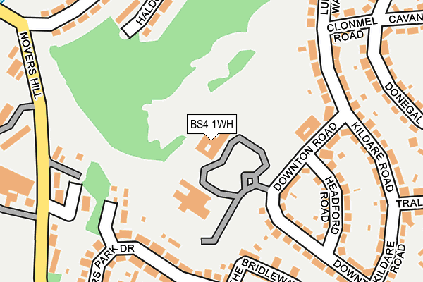 BS4 1WH map - OS OpenMap – Local (Ordnance Survey) BS4 1WH map - OS OpenMap – Local (Ordnance Survey)