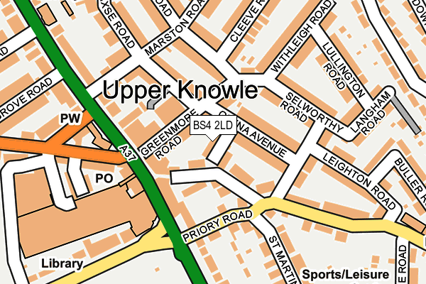 BS4 2LD map - OS OpenMap – Local (Ordnance Survey) BS4 2LD map - OS OpenMap – Local (Ordnance Survey)