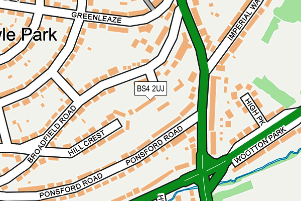 BS4 2UJ map - OS OpenMap – Local (Ordnance Survey) BS4 2UJ map - OS OpenMap – Local (Ordnance Survey)