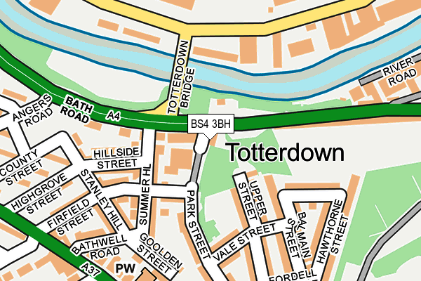 BS4 3BH map - OS OpenMap – Local (Ordnance Survey) BS4 3BH map - OS OpenMap – Local (Ordnance Survey)