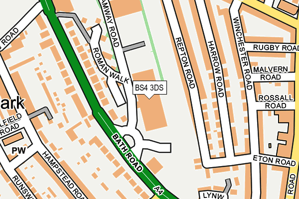 BS4 3DS map - OS OpenMap – Local (Ordnance Survey) BS4 3DS map - OS OpenMap – Local (Ordnance Survey)