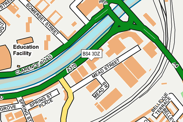 BS4 3DZ map - OS OpenMap – Local (Ordnance Survey) BS4 3DZ map - OS OpenMap – Local (Ordnance Survey)