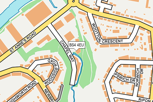 BS4 4EU map - OS OpenMap – Local (Ordnance Survey) BS4 4EU map - OS OpenMap – Local (Ordnance Survey)