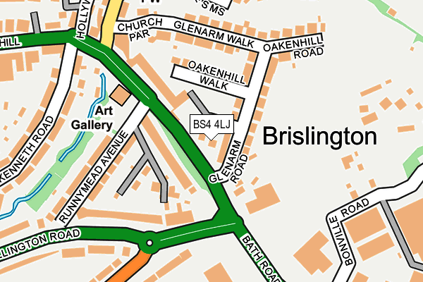BS4 4LJ map - OS OpenMap – Local (Ordnance Survey) BS4 4LJ map - OS OpenMap – Local (Ordnance Survey)