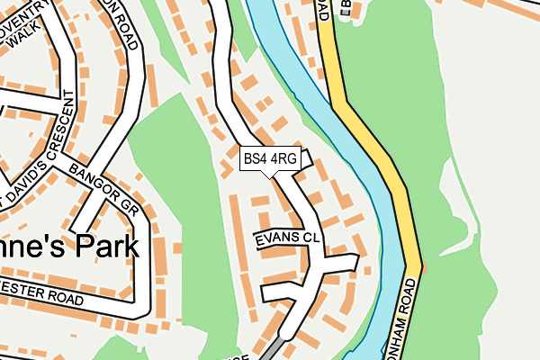 BS4 4RG map - OS OpenMap – Local (Ordnance Survey) BS4 4RG map - OS OpenMap – Local (Ordnance Survey)