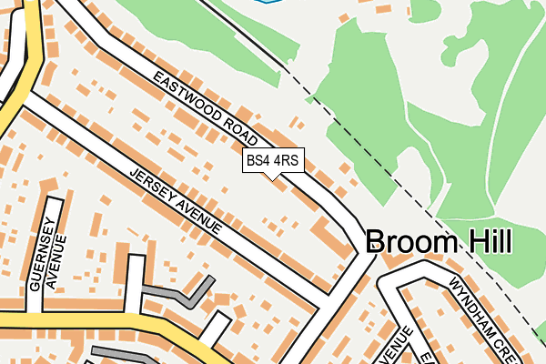 BS4 4RS map - OS OpenMap – Local (Ordnance Survey) BS4 4RS map - OS OpenMap – Local (Ordnance Survey)