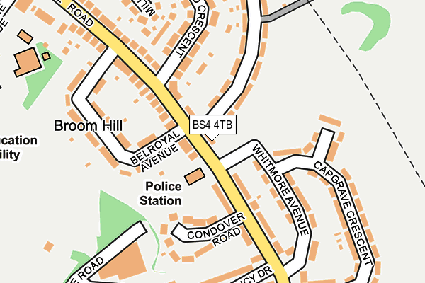 BS4 4TB map - OS OpenMap – Local (Ordnance Survey) BS4 4TB map - OS OpenMap – Local (Ordnance Survey)