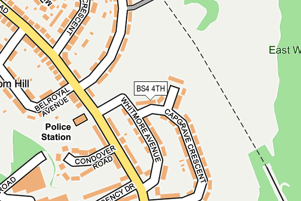 BS4 4TH map - OS OpenMap – Local (Ordnance Survey) BS4 4TH map - OS OpenMap – Local (Ordnance Survey)
