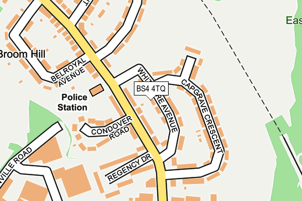 BS4 4TQ map - OS OpenMap – Local (Ordnance Survey) BS4 4TQ map - OS OpenMap – Local (Ordnance Survey)
