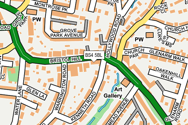 BS4 5BL map - OS OpenMap – Local (Ordnance Survey) BS4 5BL map - OS OpenMap – Local (Ordnance Survey)