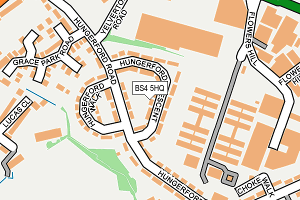 BS4 5HQ map - OS OpenMap – Local (Ordnance Survey) BS4 5HQ map - OS OpenMap – Local (Ordnance Survey)